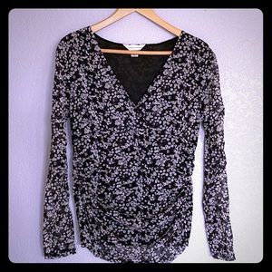 Christopher & Banks Women’s Floral Print Blouse